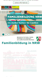 Mobile Screenshot of familienbildung-in-nrw.de